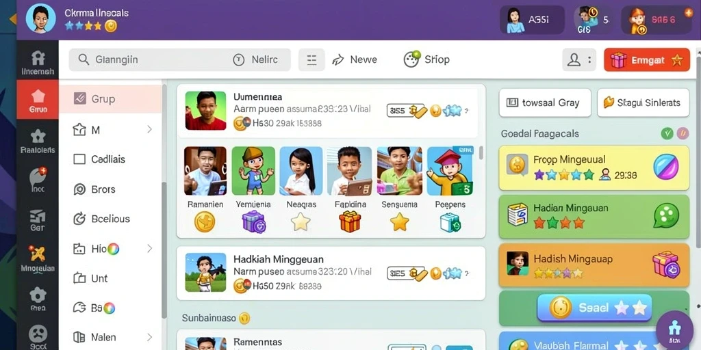 Tampilan antarmuka yang menarik dan user-friendly.