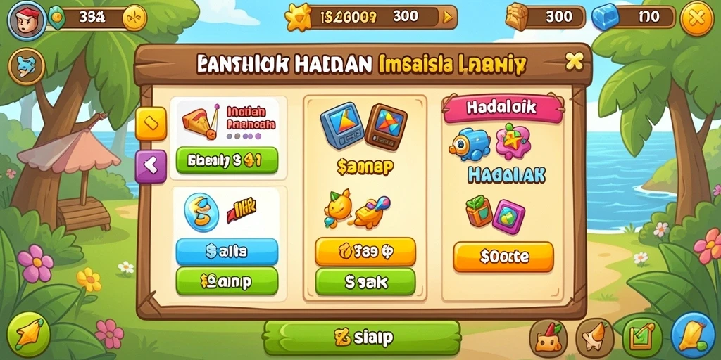 Tampilan awal yang menarik dan penuh warna.