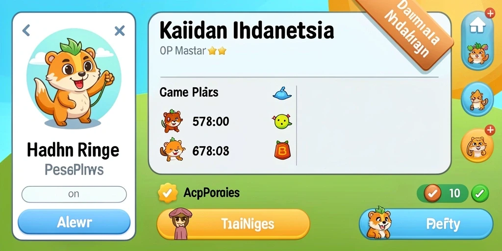 Tampilan antarmuka pengguna yang menarik.