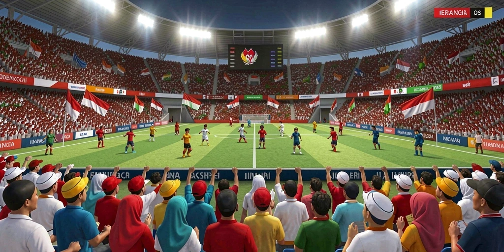 Tampilan balapan yang menawan dan dinamis.