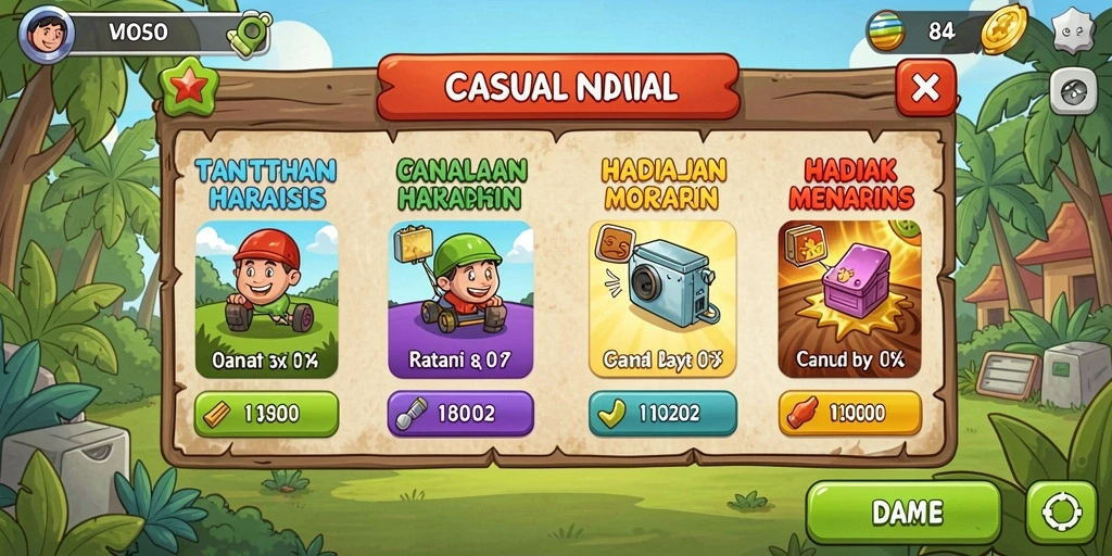 Tampilan antarmuka yang intuitif dan menarik.