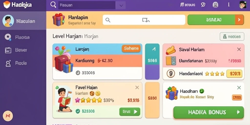 Tampilan antarmuka yang menarik dan ramah pengguna.