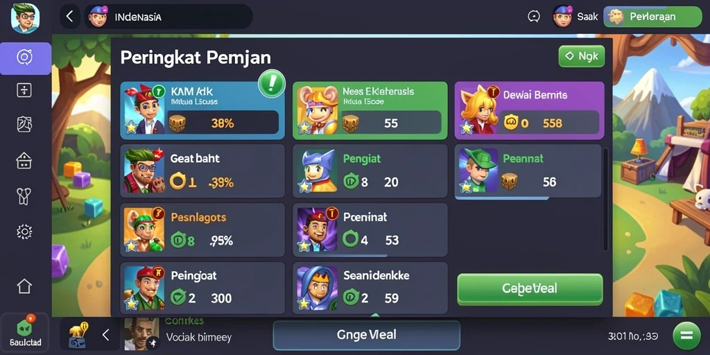 Tampilan antarmuka yang ramah pengguna dan menarik.