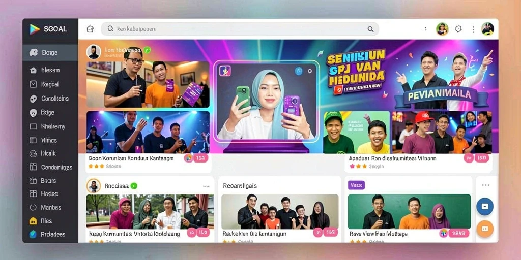 Tampilan antarmuka yang menarik dan mudah digunakan.
